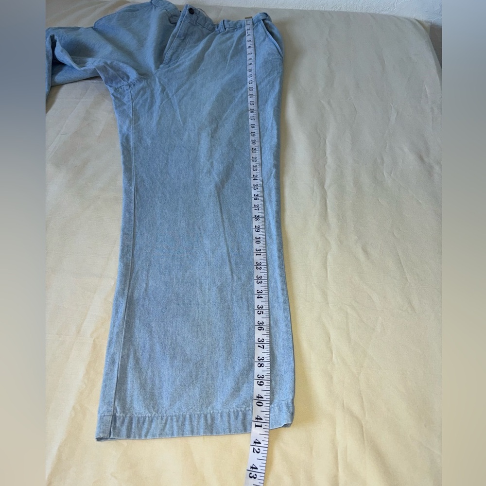 Hangar Generations Dallas TX Men's Light Blue Chinos Size 38 X 31 - Picture 8 of 16